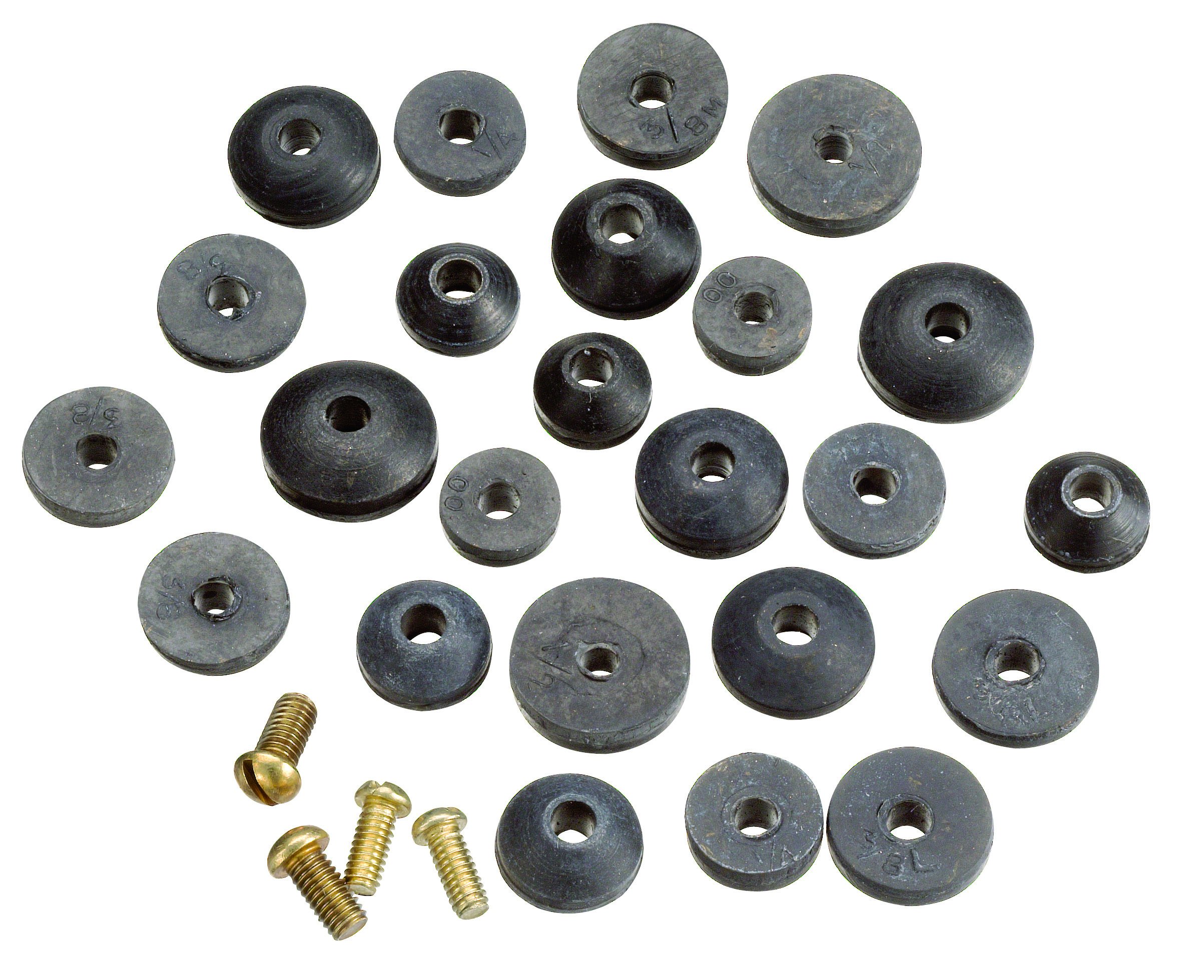 Keeney PP20521 Plumb Pak Beveled Faucet Washer Assortment with